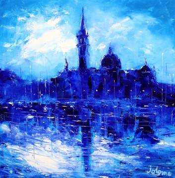 Dawnlight San Giorgio Maggiore Venice 20x20